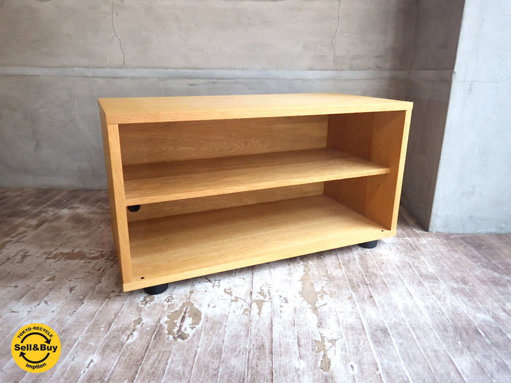 無印良品 MUJI オーク材 スタッキングキャビネット AVボード  中古品 買い取りしました。学芸大学店 出張買取もお任せ下さい。