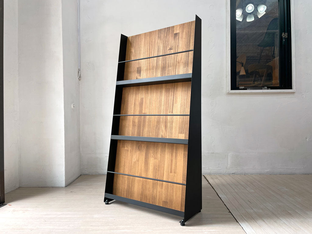 サルク スチールウッドファニチャー SULK steelwood furniture マガジンラック MAGAZINE RACK 本棚 インダストリアル 中古品 買い取りしました。