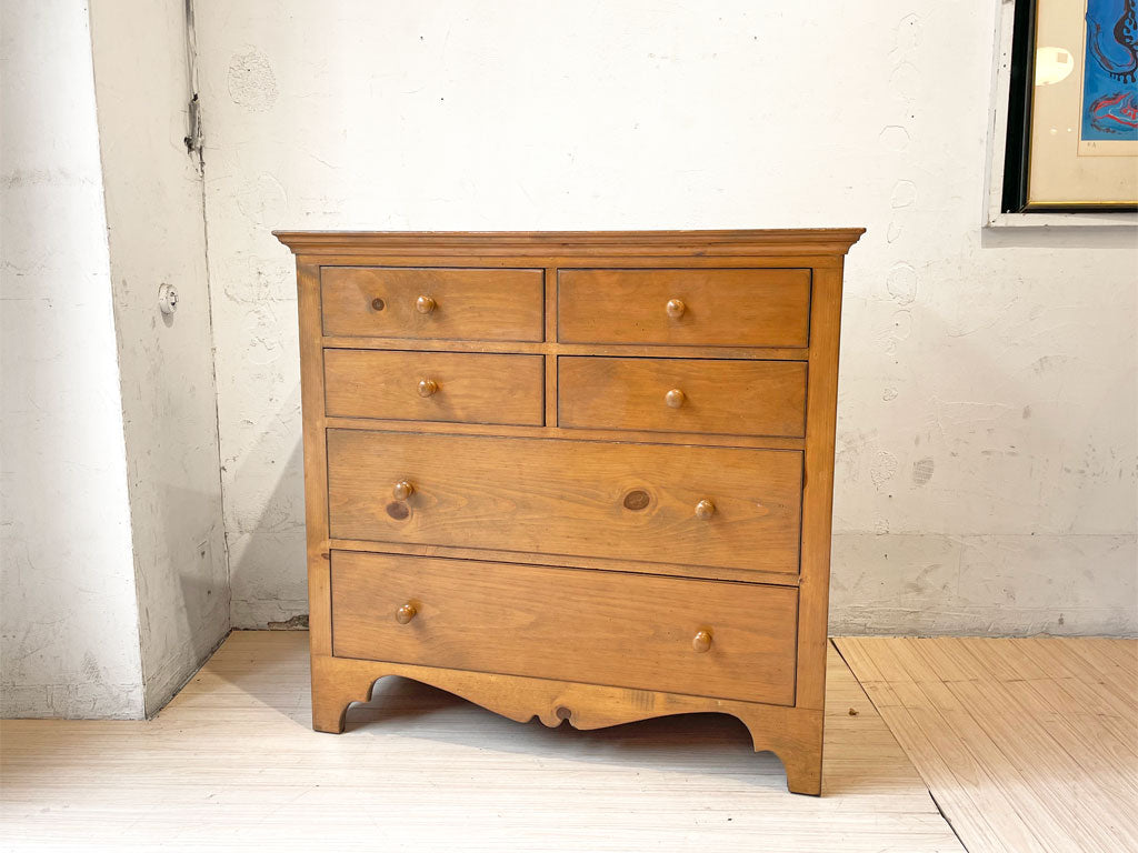 アンファン enfant ラスティックライフシリーズ Rustic Life Series ミドルチェスト 6ドロワー カントリースタイル 下北沢店 中古品 買い取りしました。