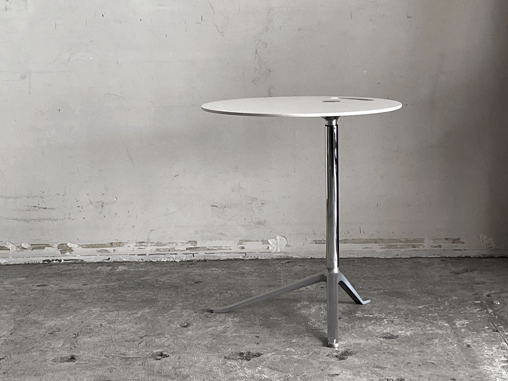 フリッツハンセン Fritz Hansen リトルフレンド LITTLE FRIEND KS11 サイドテーブル マルチテーブル ホワイト×クローム 昇降機能 キャスパー・サルト 北欧家具 中古品 買い取りしました。