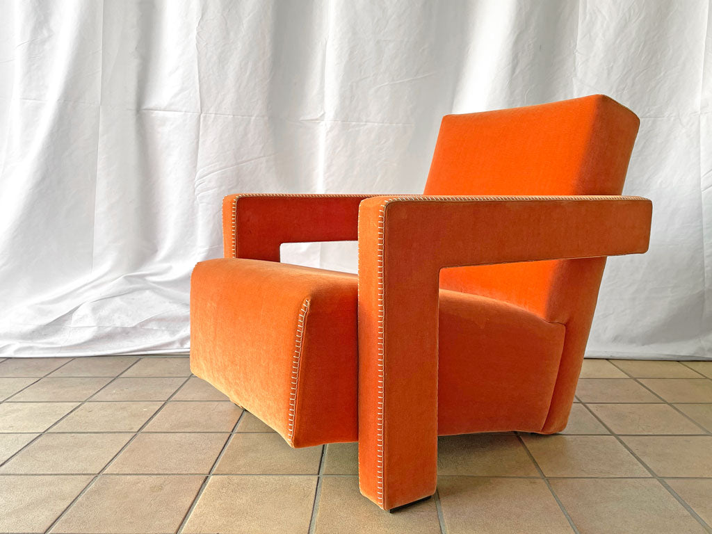 カッシーナイクスシー Cassina ixc. 637 ユトレヒト UTRECHT 1Pソファ ラウンジチェア ヘリット・トーマス・リートフェルト イタリア 定価￥715,000- 中古品 買い取りしました。