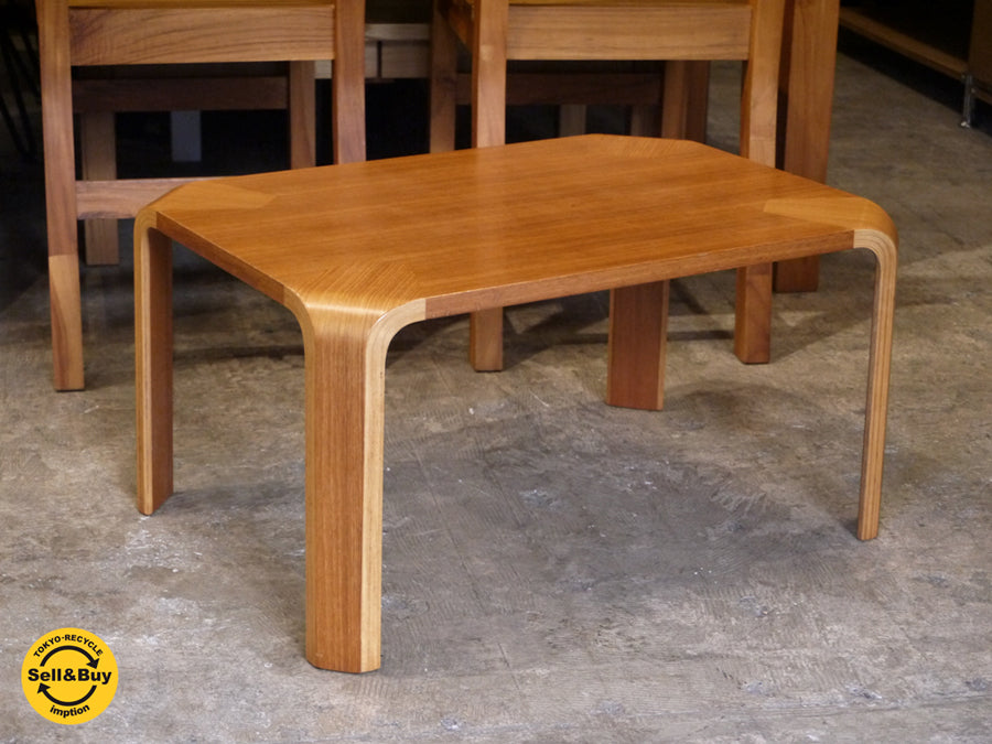 天童木工 Tendo ビンテージ 座卓 プライウッド 欅材 ローテーブル 60×45cm 乾三郎 デザイン　中古品 買い取りしました。
