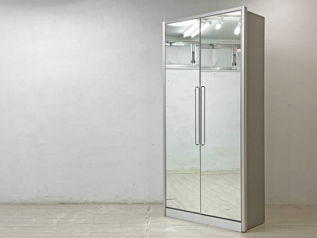 ドリアデ driade パントス PANTOS キャビネット 両開き ミラードア ガラス棚板 アントニア・アステリ Antonia Astori W97cm イタリア 中古品 買い取りしました。