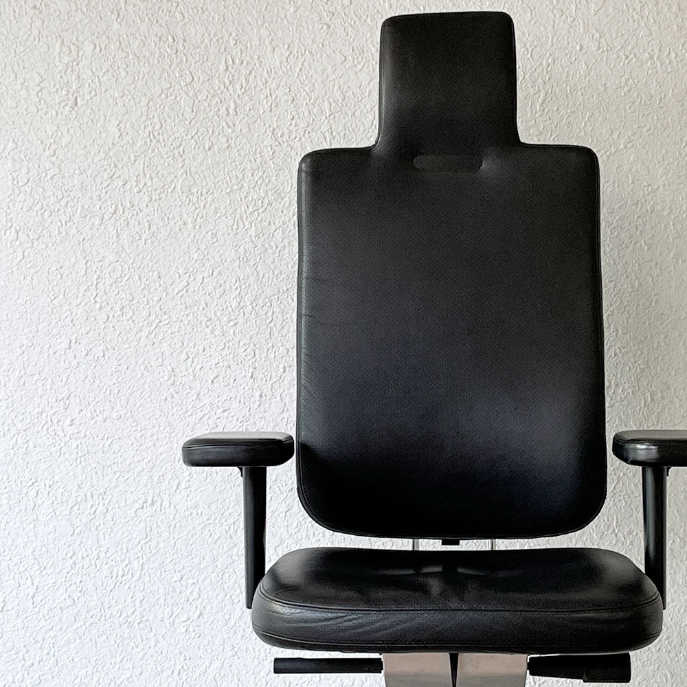 ヴィトラ vitra ヘッドライン Headline デスクチェア ハイバック オフィス ジャケットハンガー付き リクライニング キャスターベース マリオ・ベリーニ ＆ クラウディオ・ベリーニ～首まで、楽～