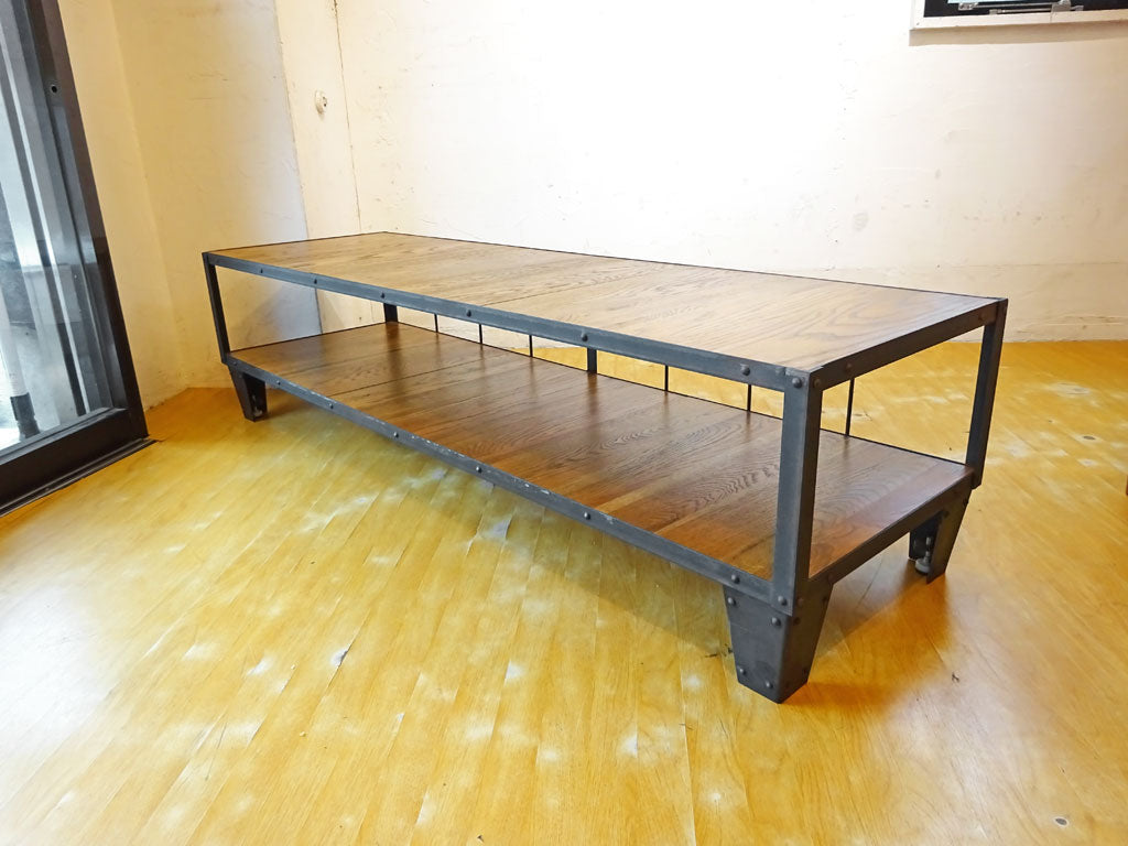 ジャーナルスタンダード ファニチャー journal standard Furniture カルビ CALVI AVボード Lサイズ テレビボード ローボード 定価￥69,300- 中古品 買い取りしました。