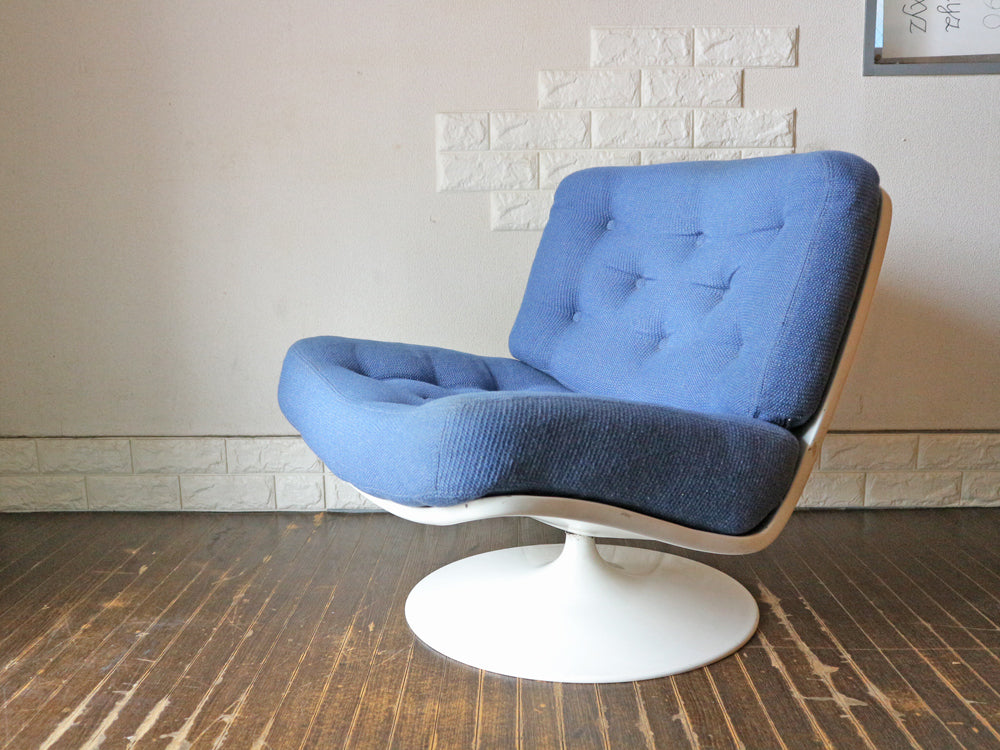 ホウトク HOUTOKU アーティフォート Artifort F976 ビンテージ ラウンジチェア ジェフリー・ハーコート スペースエイジ ミッドセンチュリー B　中古品  買い取りしました。