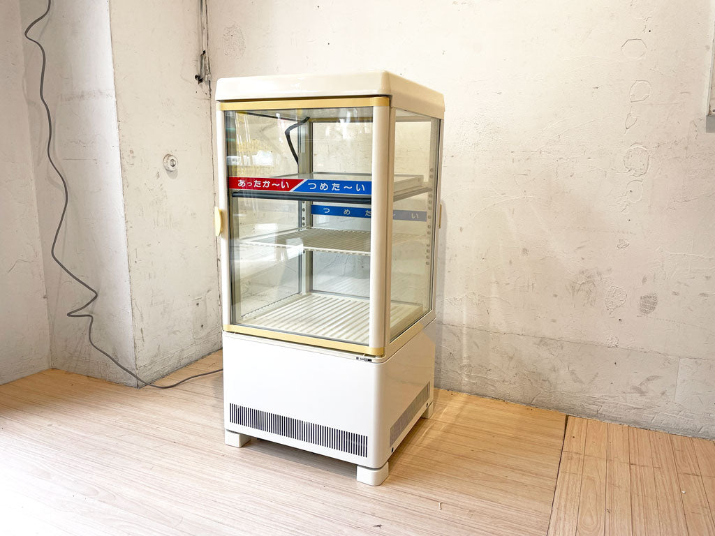 サンデン SANDEN ホット＆コールドケース 冷温庫 ショーケース AG-H60XC-B 2006年式 両開き ドア開閉付け替え可能 定価77,000円 中古品 買い取りしました。