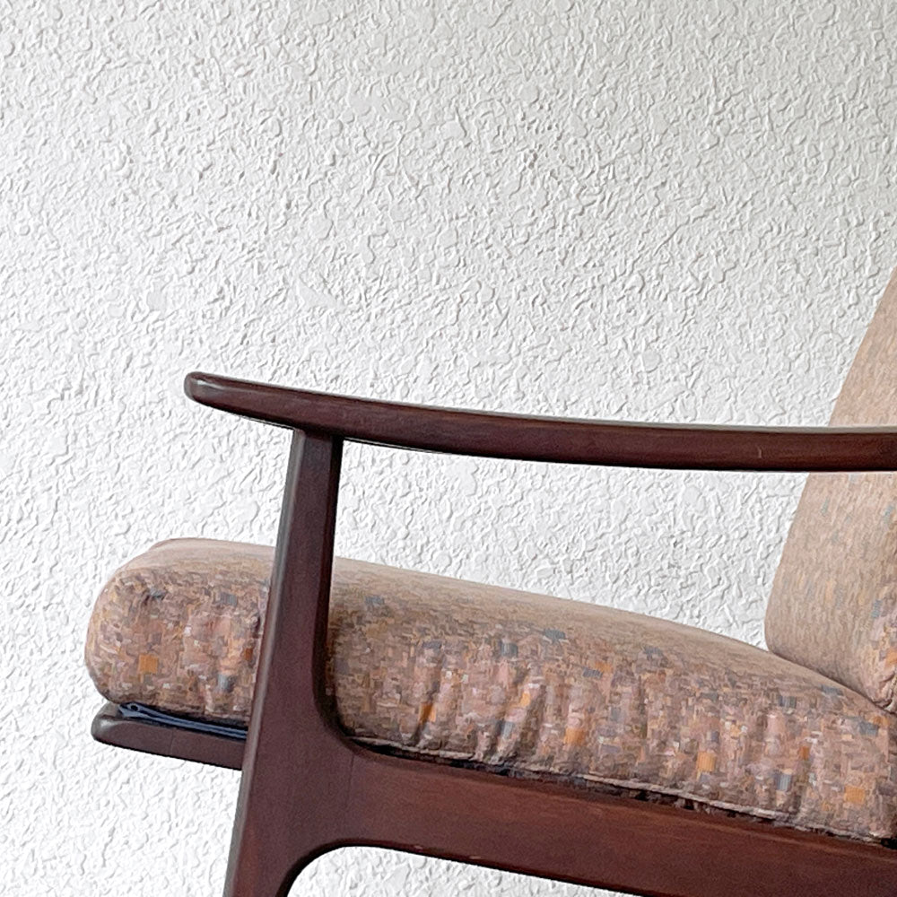 マルニ maruni 宮島 みやじま 1P ラウンジソファ ビンテージ オールドマルニ フレームチェア 孔雀マーク ジャパニーズミッドセンチュリー ～多くを語らない、そのままの美しさ～