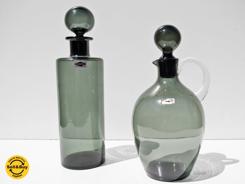 ヌータヤルヴィ Nuutajarvi ガラスデキャンタ 2点 中古品 買い取りしました。