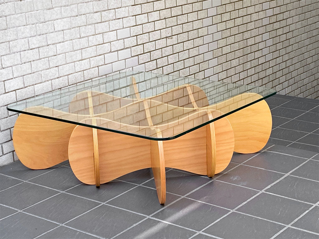 イーアンドワイ E＆Y マトリックステーブル MATRIX TABLE ナチュラル Sサイズ プライウッド リビングテーブル 中古品 買い取りしました。