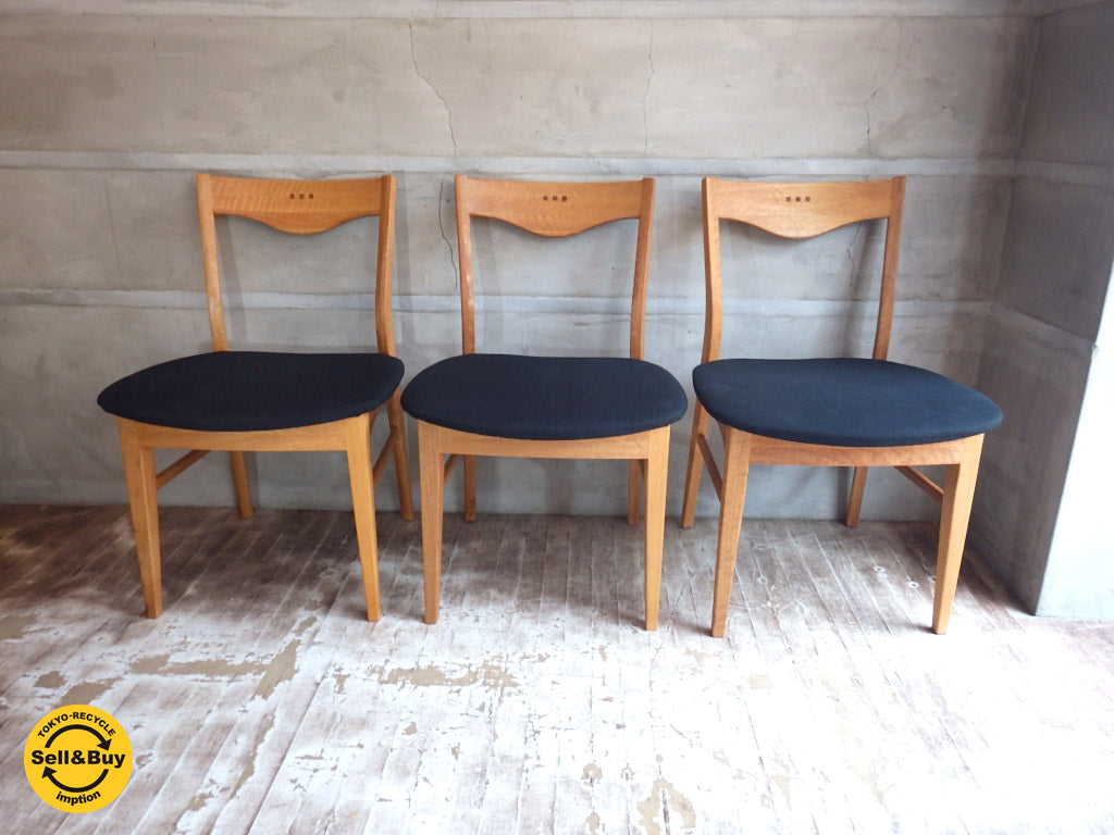 朝日木材 ボスコ BOSCO フォンテ Fonte ダイニングチェア 3脚 中古品 買い取りしました。学芸大学店 出張買取もお任せ下さい。