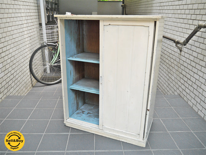 ジャパンビンテージ ホワイトペイント シューズラック 靴箱 シャビーシック 中古品 買い取りしました！ 自由が丘店 出張買取もお任せください。