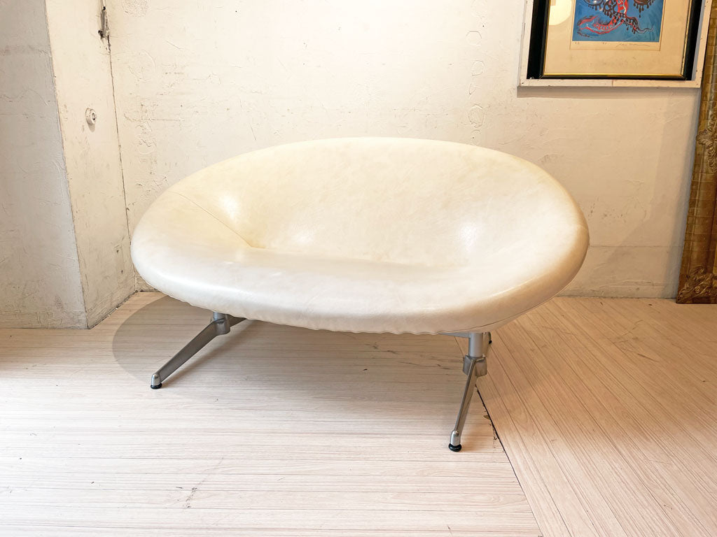 スウィッチ SWITCH スペースチェア Space Chair 2シーター ソファ PVCレザー ミッドセンチュリーデザイン カフェスタイル ソファ 中古品 買い取りしました。