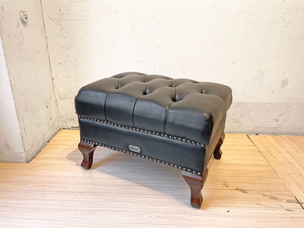 ヴィンセント VINCENT 英国アンティーク スタイル オットマンスツール OTTOMAN STOOL クラシカルデザイン 下北沢店 中古品 買い取りしました。