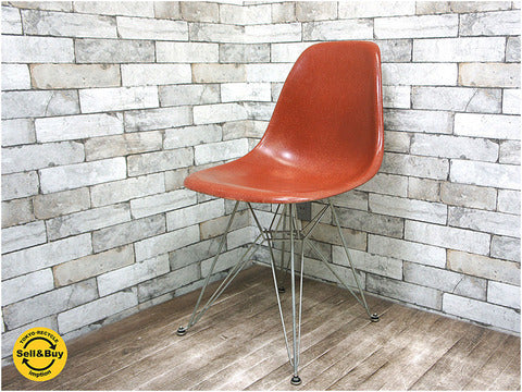 ハーマンミラー / HermanMiller 55～70's ビンテージ 2nd 激レアTCカラー! 『 サイドシェルチェア 』 1stタイプ エッフェルベース = DSR C&R. イームズ不朽の名作!! 【買取と販売とレンタルのお店】