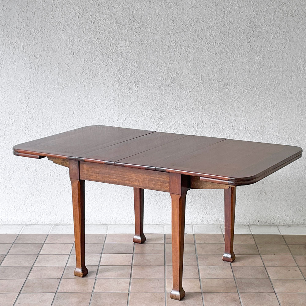 【用賀店】UKビンテージ Vintage マホガニー材 エクステンションダイニングテーブル 伸長式 MAJIK TABLE マジックテーブル 英国家具 アンティーク 買取させていただきました。