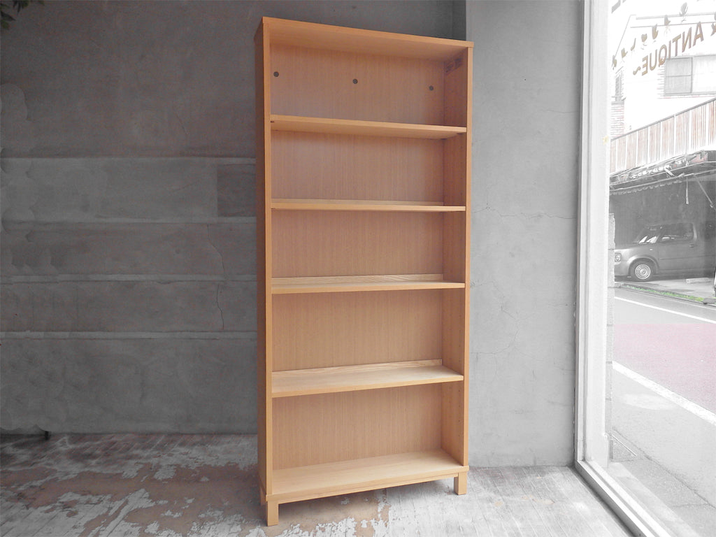 無印良品 MUJI オーク材 組み合わせて使える木製収納 高さ175cm 本棚 ブックシェルフ 中古品 買い取りしました。