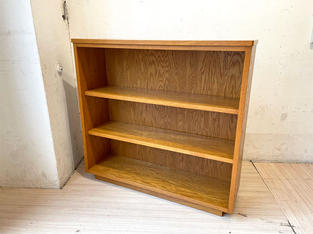 パシフィックファニチャーサービス P.F.S DHブックシェルフ DH BOOK SHELF オーク材 ラッカー仕上げ 3段 H85cm 中古品 買い取りしました。