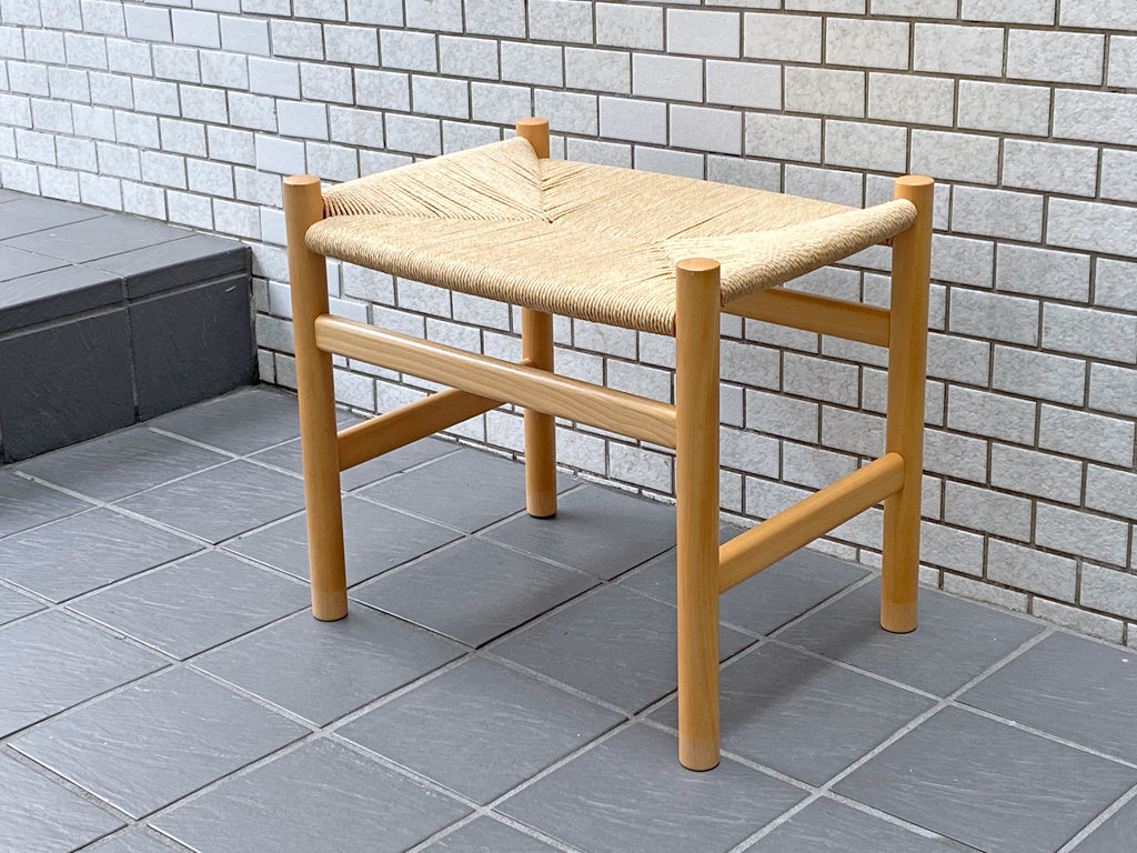 カールハンセン & サン Carl Hansen & Son CH53 フットスツール FOOTSTOOL ハンス・J・ウェグナー Hans.J.Wegner ビーチ材 ラッカー仕上げ デンマーク 　中古品 買い取りしました。