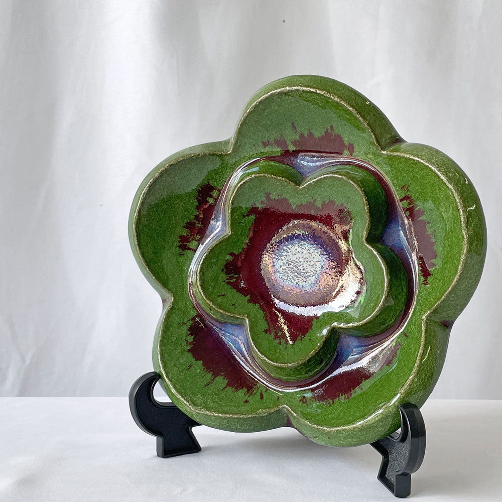  【用賀店】ロールストランド Rorstrand シルヴィア レウショヴィウス Sylvia Leuchovius 陶板 プレート ウォールデコ W21cm 花 ビンテージ 北欧雑貨 買取させていただきました。