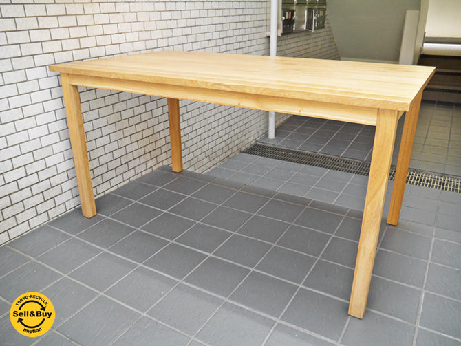 無印良品 MUJI オーク無垢材 ダイニングテーブル 幅140cm ナチュラルスタイル 4～6人掛け　中古品 買い取りしました！ 自由が丘店 出張買取もお任せください。