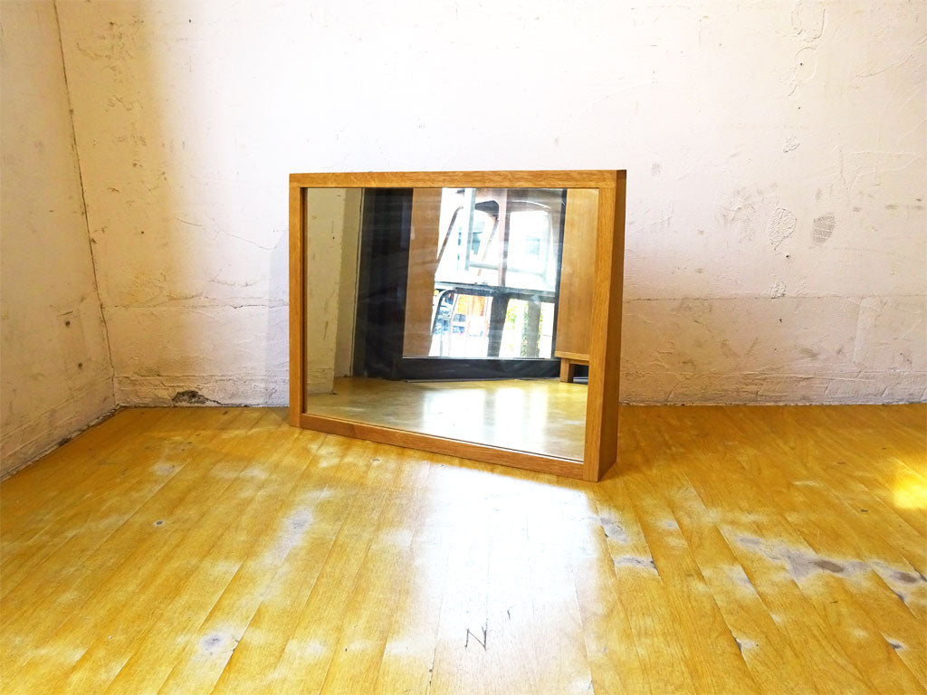 北欧ナチュラルスタイル Scandinavian style オーク材 テーブルトップ ミラー 卓上鏡 Desktop mirror 中古品 買い取りしました。