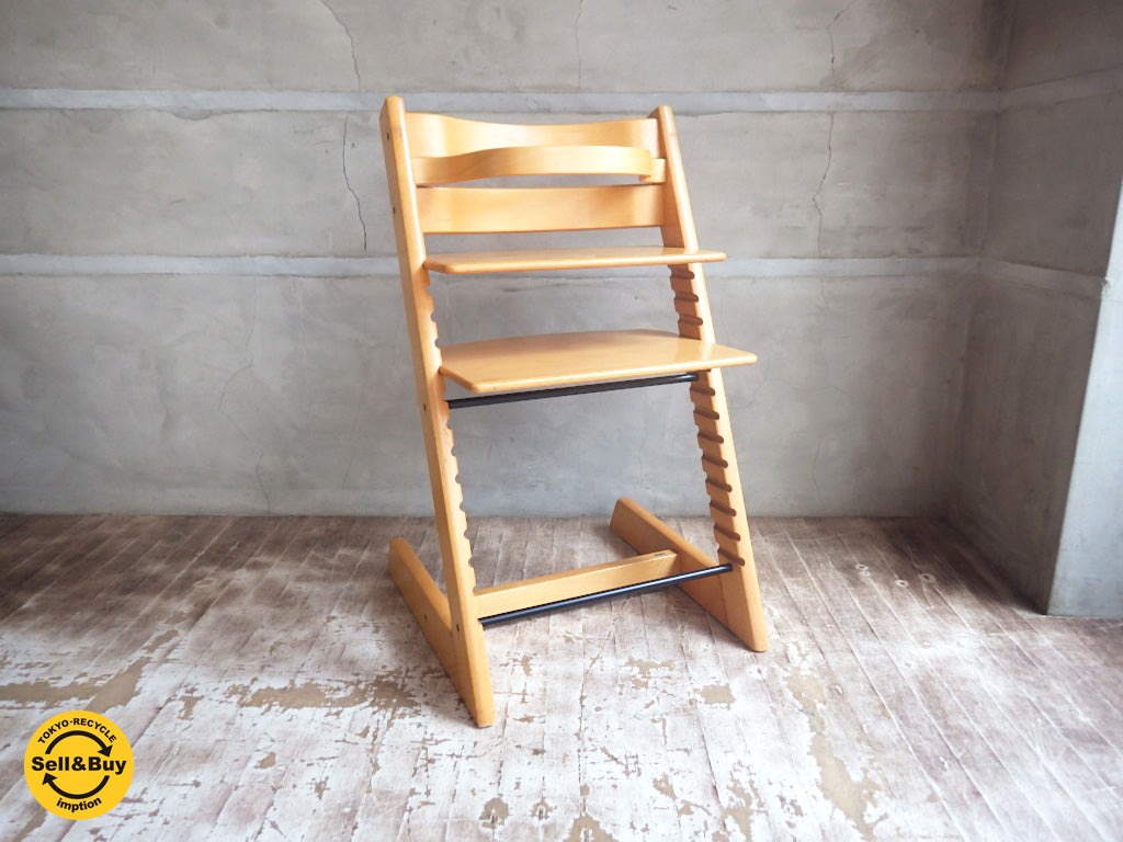 ストッケ STOKKE トリップトラップ TRIPP TRAPP ナチュラル ガード付き 新型 中古品 買い取りしました。学芸大学店 出張買取もお任せ下さい。