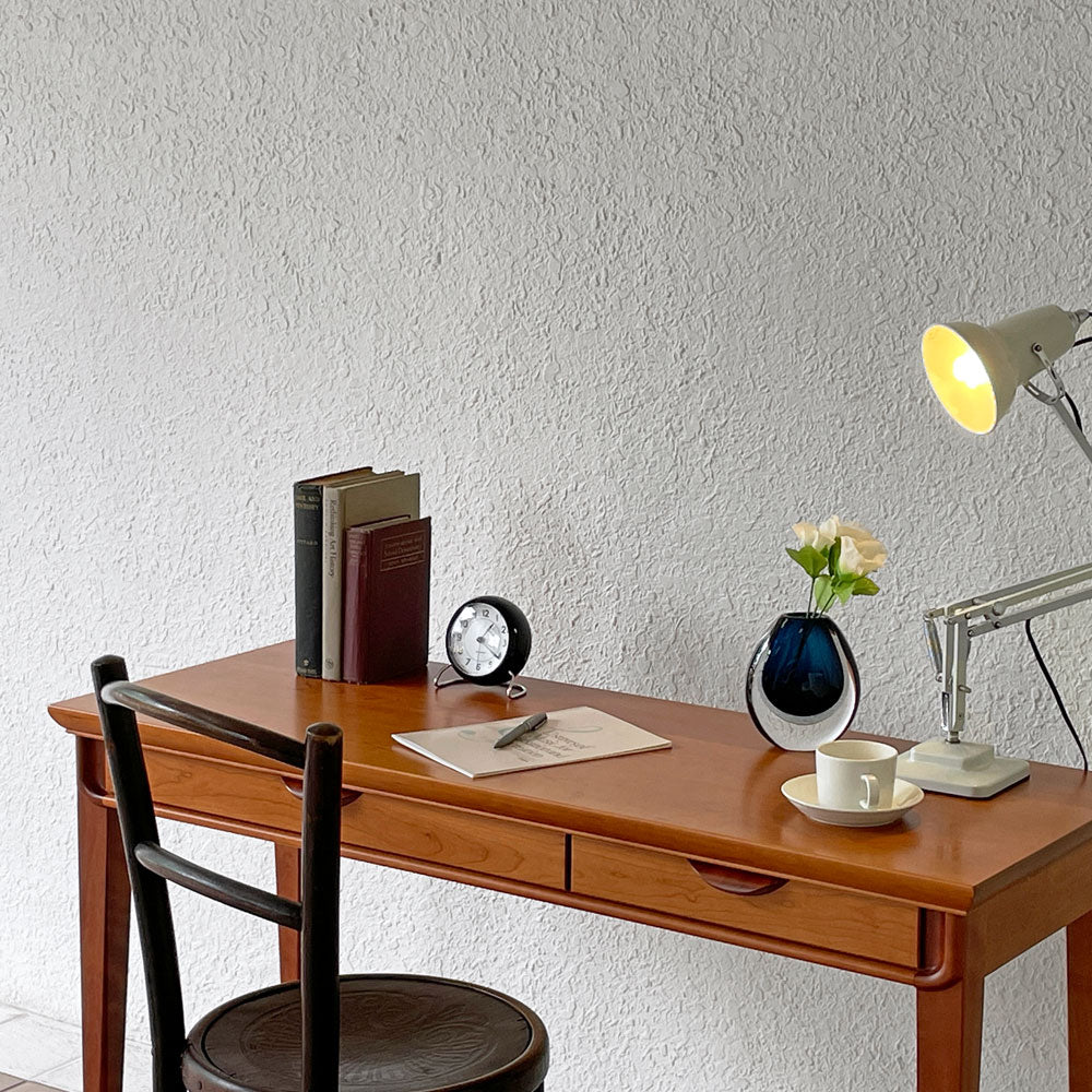 家具蔵 KAGURA エミネント EMINENT デスク 抽斗2杯付 W120×D45cm チェリー無垢材 コンソール モダンデザイン　～魅力的な美しさを放つ、無垢材のデスク～