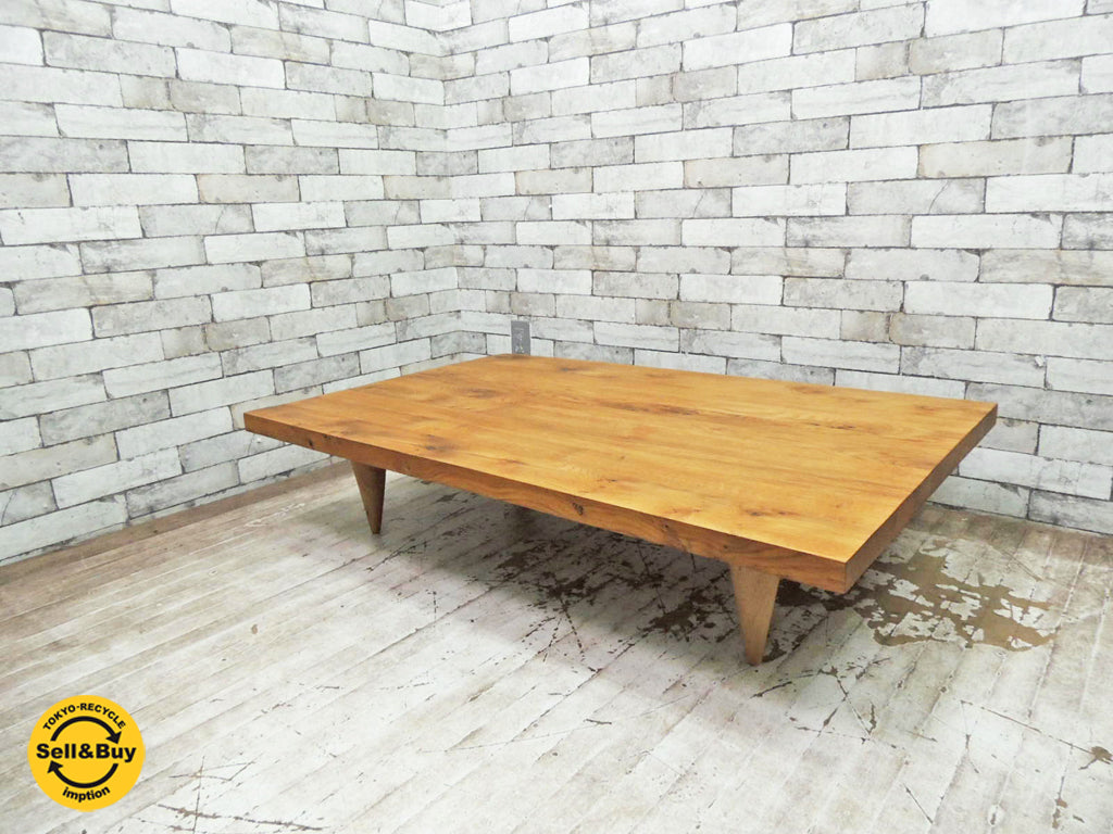 コンランショップ THE CONRAN SHOP レムス REMUS コーヒーテーブル / リビングテーブル オーク無垢材 定価￥259,200- 中古品 買い取りしました。