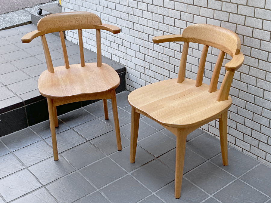 イバタインテリア ibata 飛騨家具 ダイニングチェア ナラ無垢材 ハーフアーム 　中古品 買い取りしました。
