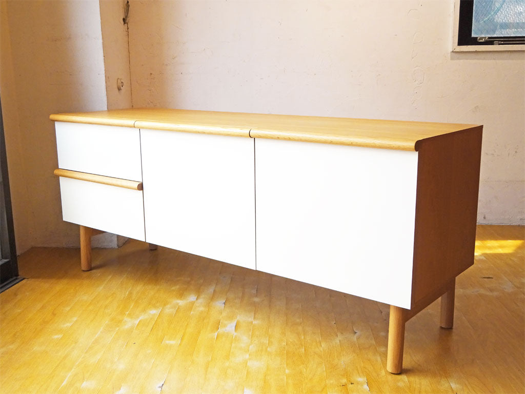 イデー IDEE スティルト サイドボード L STILT SIDEBOARD L ナチュラル×ホワイト ナラ材 マリナ・ボーティエ 中古品 買い取りしました。