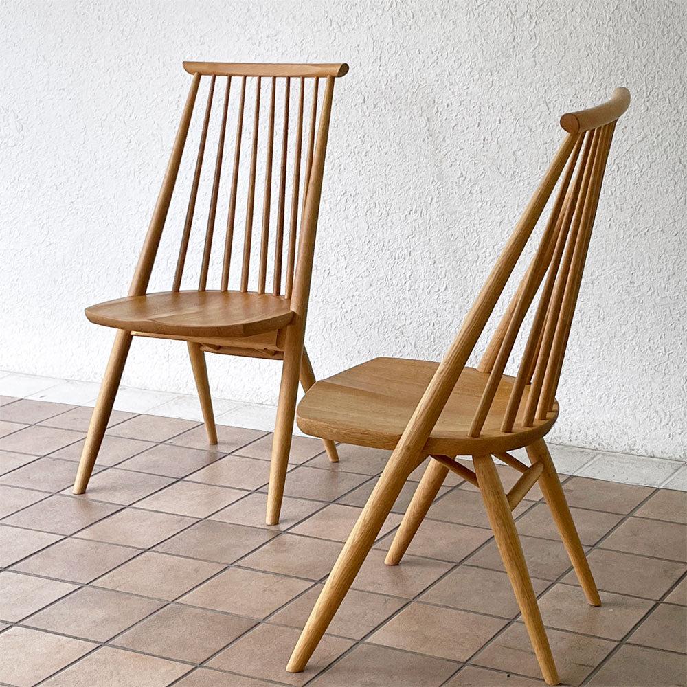  【用賀店】柏木工 KASHIWA シビル CIVIL オーク材 ダイニングチェア ウィンザー 飛騨家具 A&B 計2脚 買取させていただきました。