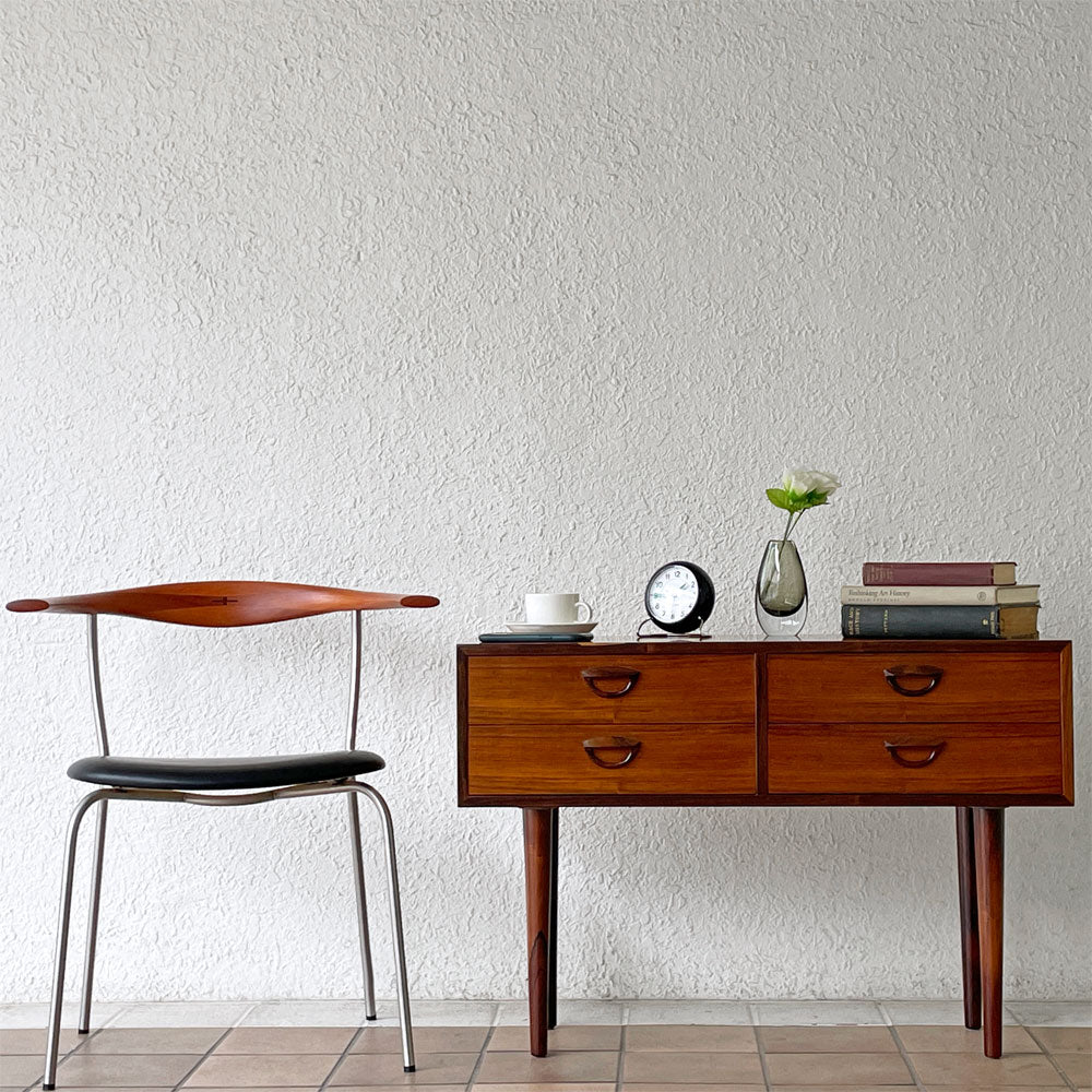  【用賀店】フィールドボール・モベルファブリック Feldballes Mobelfabrik カイ・クリスチャンセン ダブルチェスト サイドボード 4ドロワー ローズウッド W85.5cm ビンテージ 北欧家具 買取させていただきました。