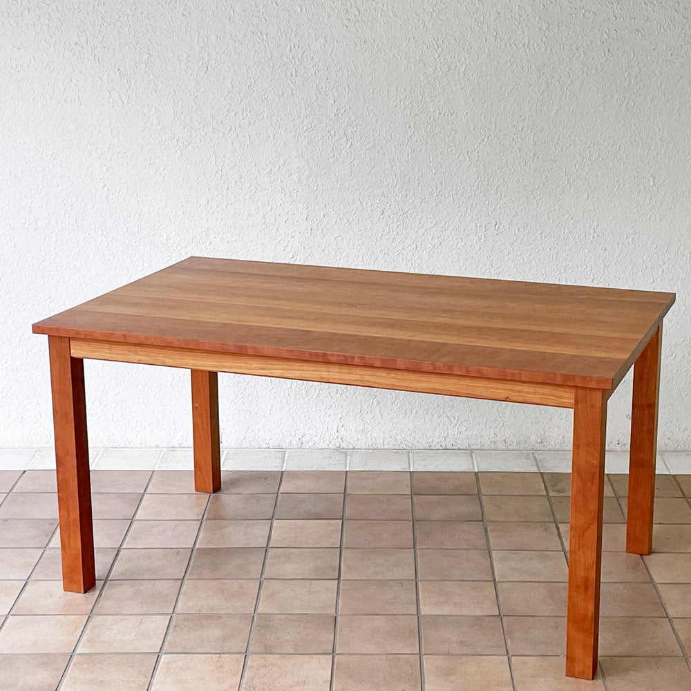  【用賀店】ウッドユウライクカンパニー WOOD YOU LIKE COMPANY ベイシック BASIC 30t Ⅰ型 ダイニングテーブル チェリー無垢材 W140cm カスタマイズサイズ 買取させていただきました。