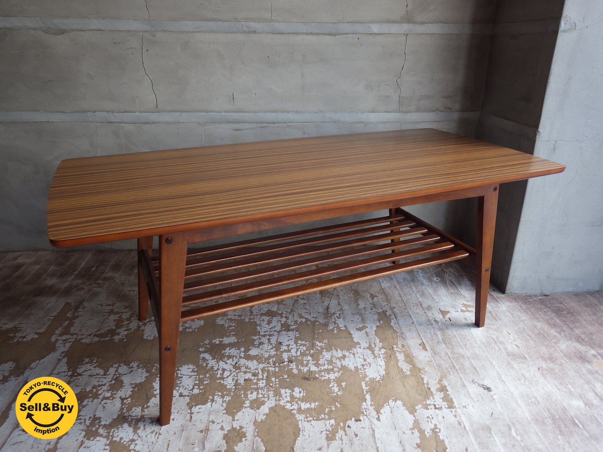 カリモク60 ロクマル リビングテーブル カフェテーブル Lサイズ 幅119cm karimoku 　中古品 買い取りしました。
