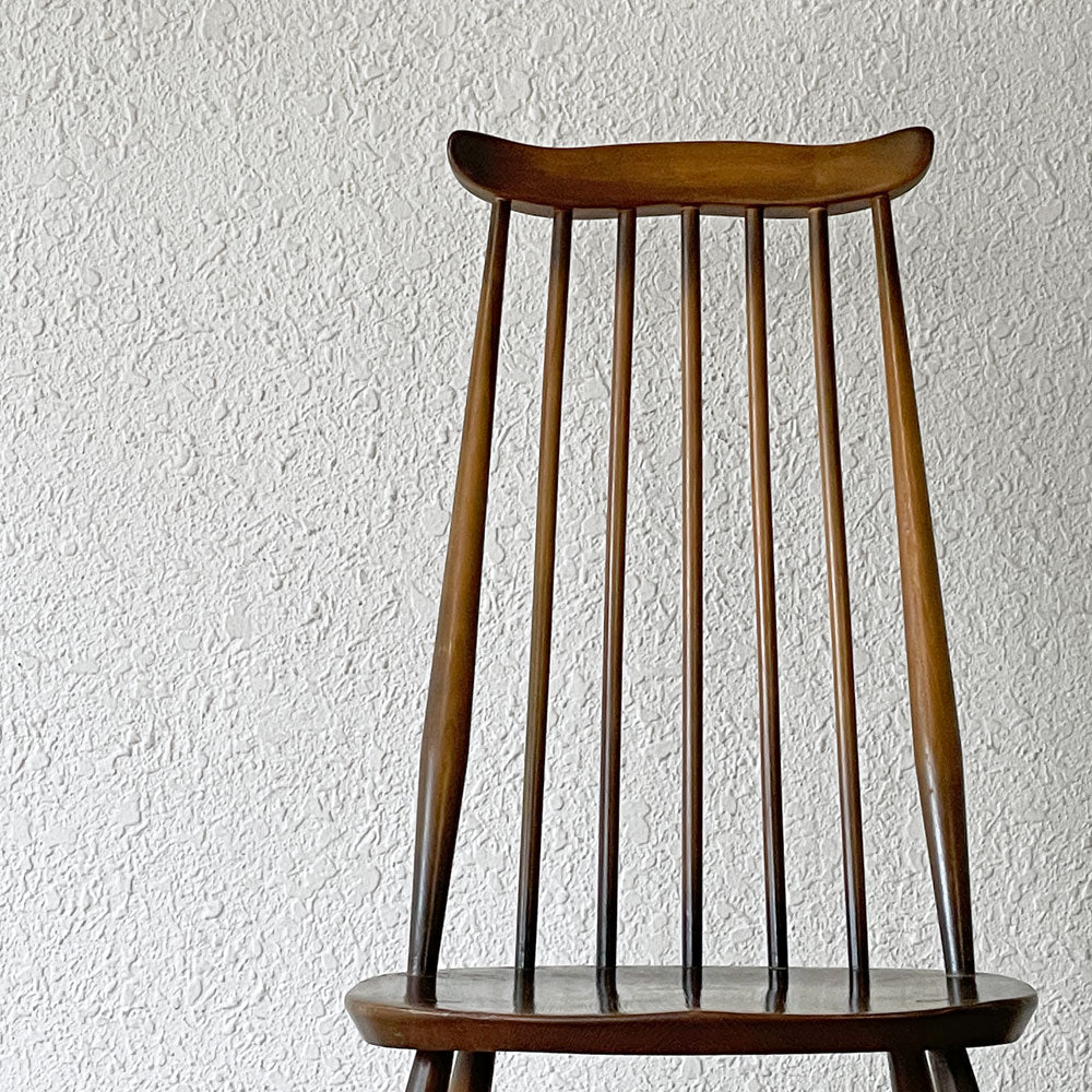 アーコール Ercol ゴールドスミス ダイニングチェア コロニアル ハイバック スティックバック エルム材 UKビンテージ 英国家具～時代を超えて愛される名作～
