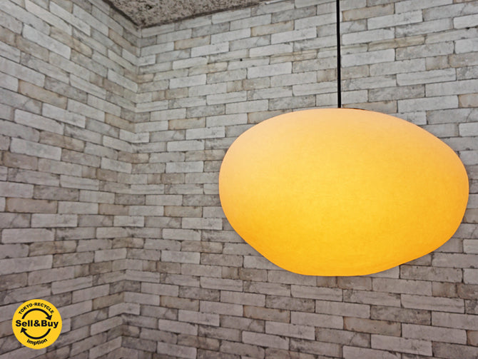 谷口・青谷和紙 AOYA natural モクモク ペンダントライト Ｍサイズ 和紙 照明 コードリール付き 　中古品 買い取りしました。祖師ヶ谷大蔵店 出張買取もお任せ下さい。