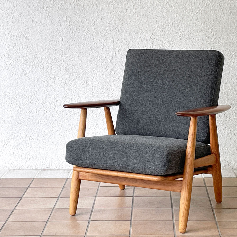  【用賀店】ゲタマ GETAMA GE240 イージーチェア 1Pソファ チークアーム＋オークフレーム スプリングクッション ハンス・J・ウェグナー デンマークビンテージ 北欧家具 買取させていただきました。