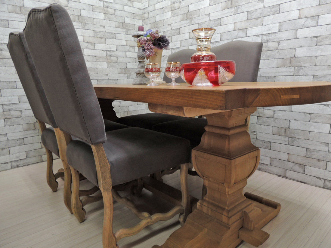 デモデビショップ DEMODE BISHOP ファームハウステーブル Farm house Table & ブランスウィック ダイニングチェア Brunswick Dining Chair ～木、本来の味わいを楽しみたいかたへ。～