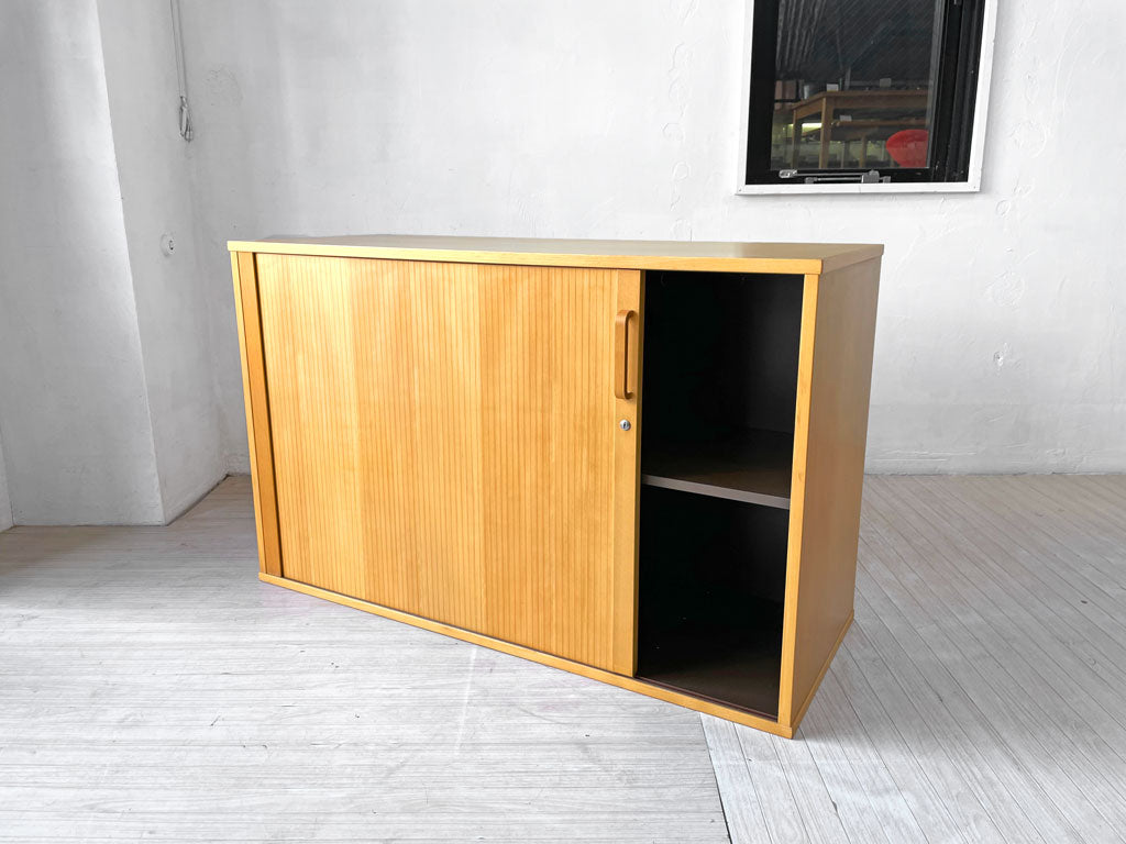 ラボファ Labofa 木製キャビネット ストレージ 蛇腹扉 デンマーク製 鍵なし 台座なし W116cm デンマーク製 北欧家具 中古品 買い取りしました。