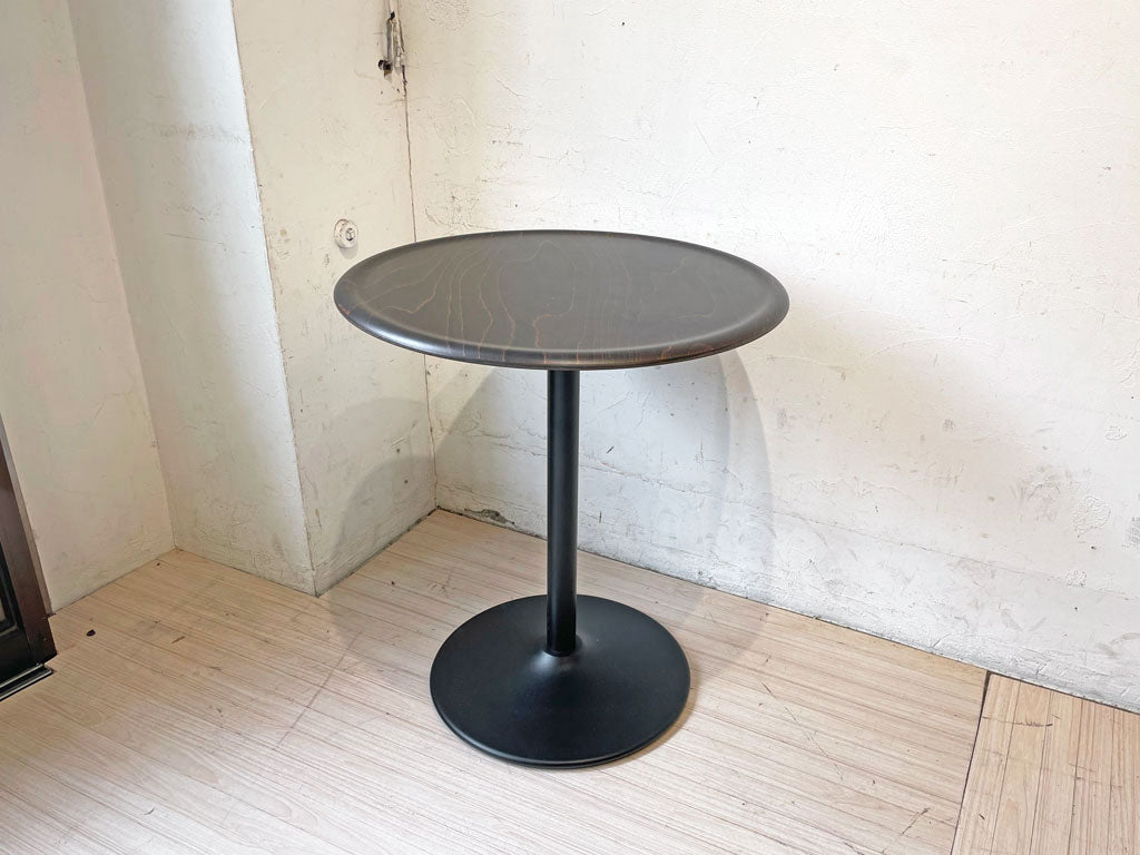 マジス MAGIS パイプテーブル Pipe Table ラウンド カフェテーブル ダークビーチ天板 ジャスパー・モリソン Jasper Morrison 中古品 買い取りしました。
