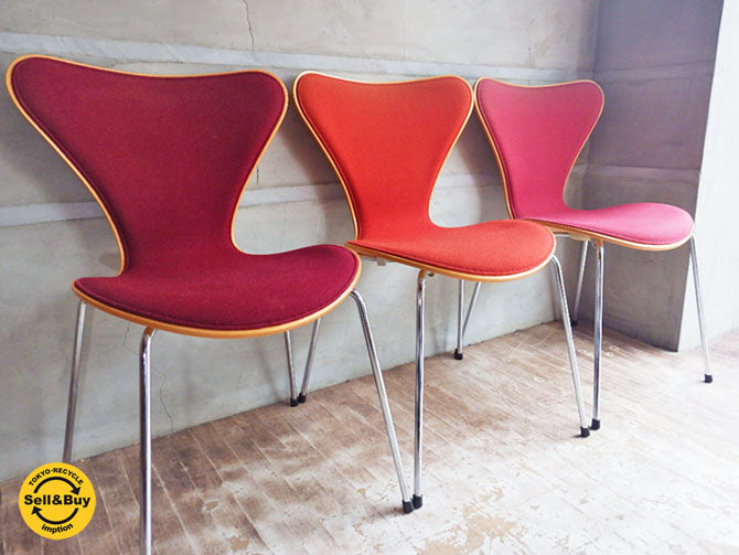 フリッツハンセン Fritz Hansen セブンチェア Seven chair フロントパティング front padding　中古品 買い取りしました。学芸大学店 出張買取もお任せ下さい。