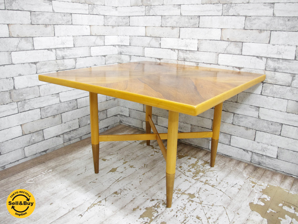 USビンテージ センターテーブル コーヒーテーブル スクエア型 中古品 買い取りしました。