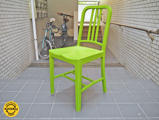 エメコ emeco × コカ・コーラ社 コラボ 111 ネイビーチェア NAVY CHAIR グリーン 　中古品 買い取りしました！ 自由が丘店 出張買取もお任せください。
