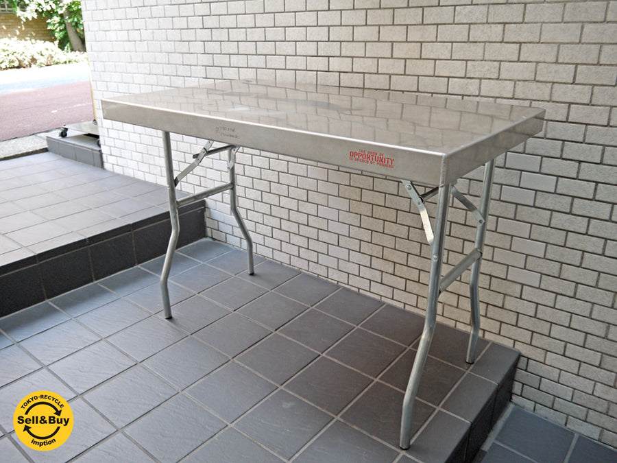パシフィックファニチャーサービス P.F.S ピットパルプロダクト pitpal product アルミニウム ワークテーブル フォールディング Sサイズ 　中古品 買い取りしました。