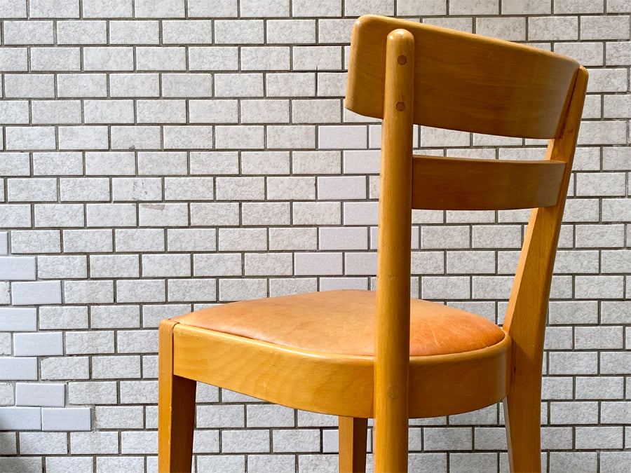 パシフィックファニチャーサービス PACIFIC FURNITURE SERVICE P.F.S. ダイニングチェア DH DINING CHAIR レザー張り ～原点の一脚～