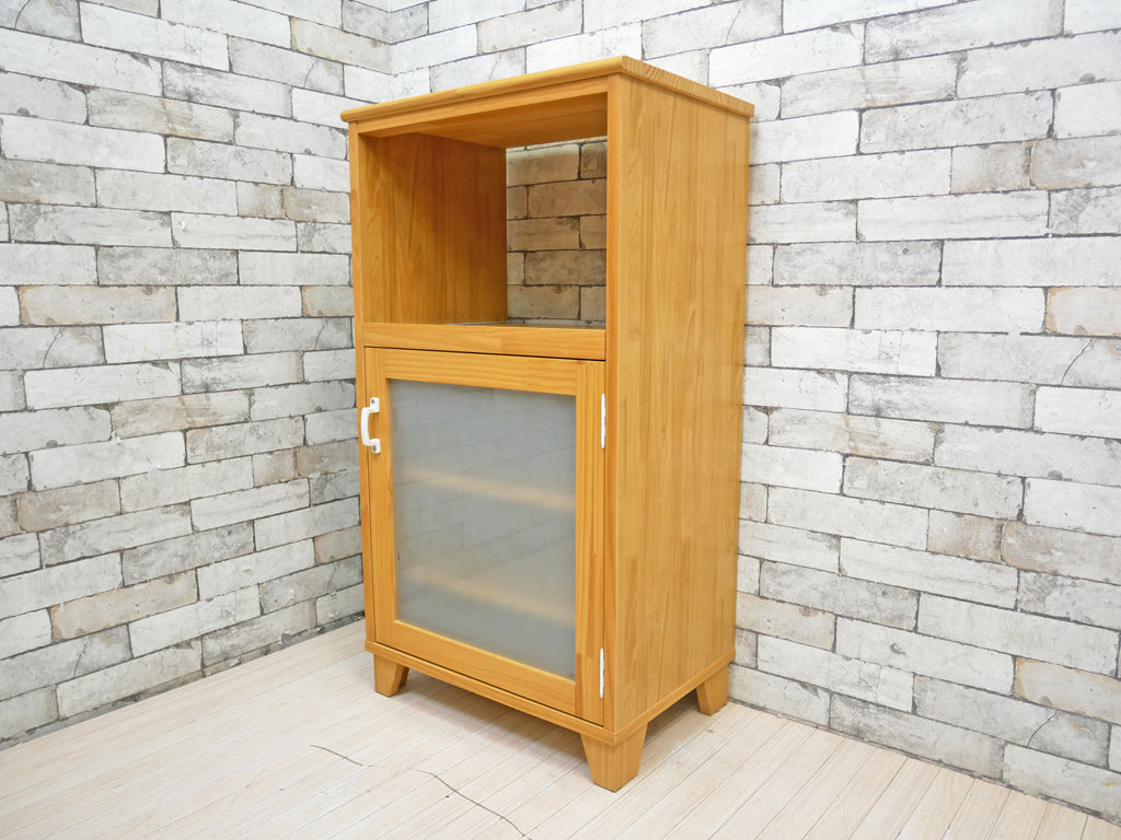 モモナチュラル Momo natural ランド LAND レンジボード パイン材 ナチュラルカラー カントリースタイル  中古品  買い取りしました。