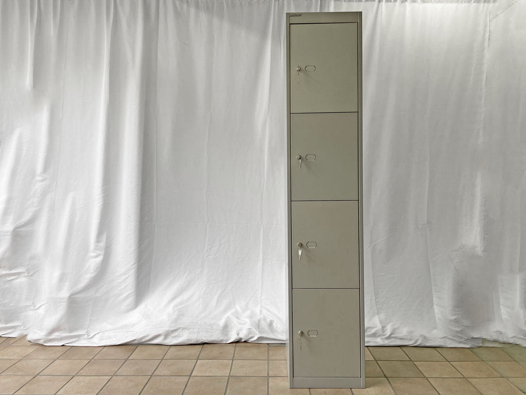 ビスレー BISLEY ベーシック BASIC BLシリーズ BL36/4 ロッカー 4枚扉 縦型 シルバー 鍵付 英国 H180cm 廃番品 中古品 買い取りしました。