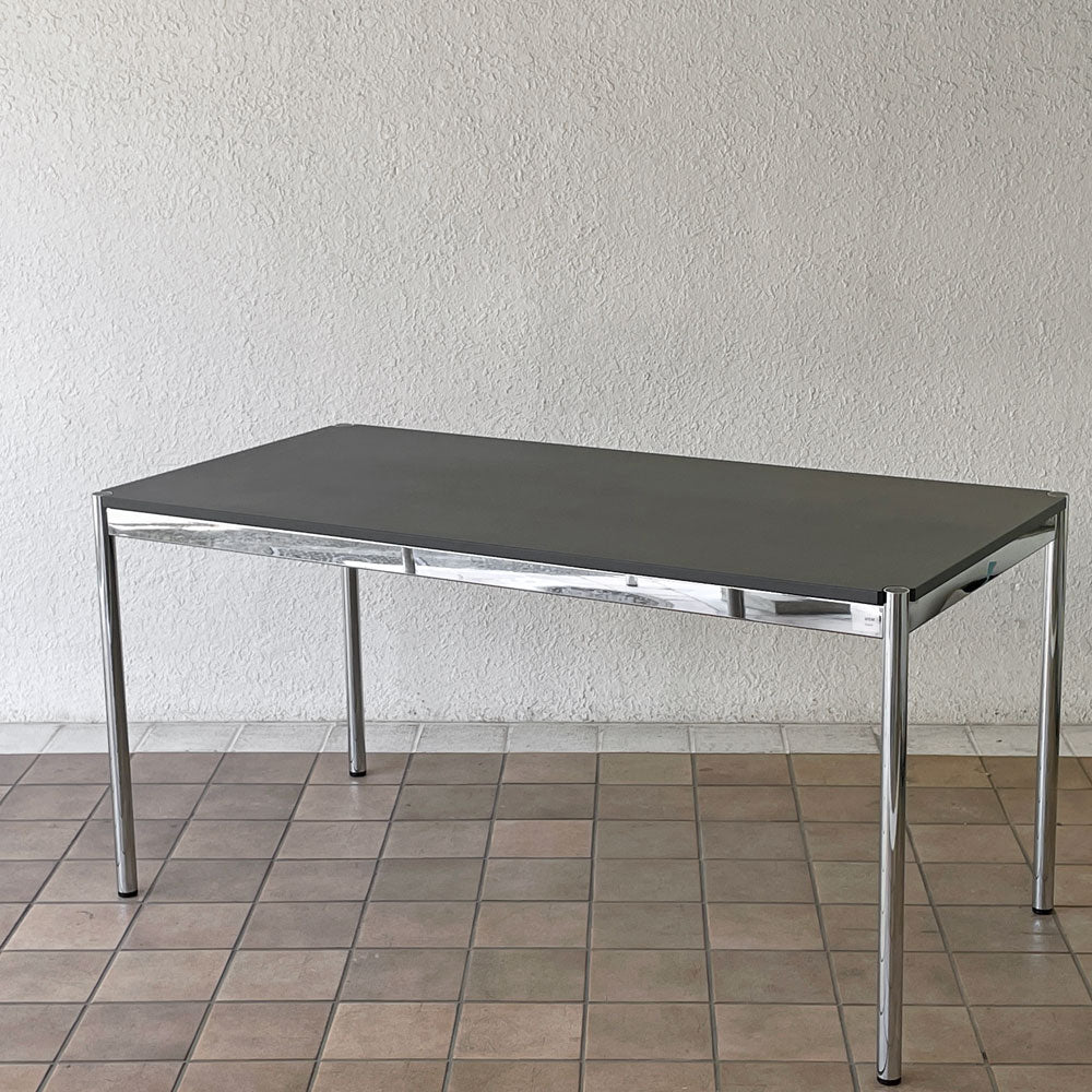  【用賀店】USMモジュラーファニチャー USM Haller USMハラーテーブル ワーキングデスク ダイニングテーブル MDF ミッドグレー W150×D75×H74cm アジャスター 買取させていただきました。