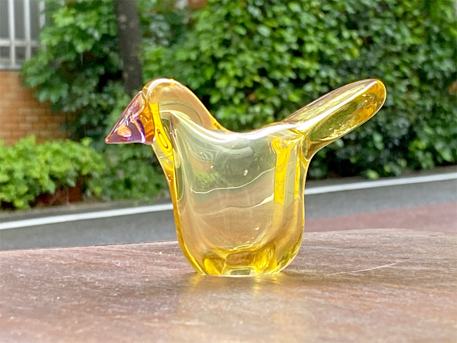 イッタラ iittala シエッポ Sieppo レモンイエロー×アメジスト オイバ トイッカ Oiva Toikka 　中古品 買い取りしました。